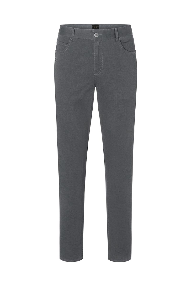 Herren 5-Pocket-Hose Classic-Stretch - Anthrazit - 48