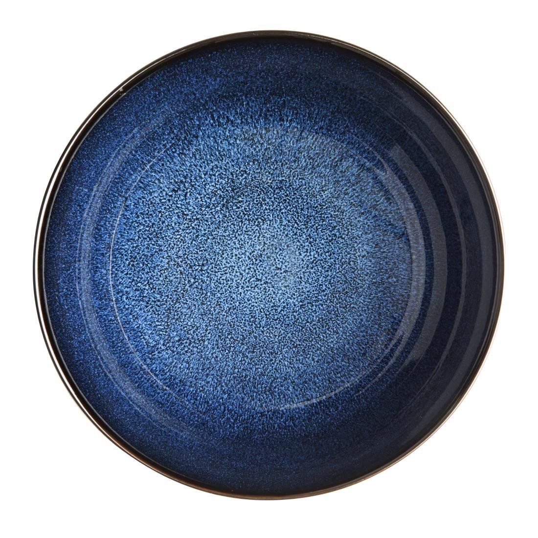 Olympia Luna Mitternachtsblaue Schalen mit Fuß 205mm (4er-Pack)