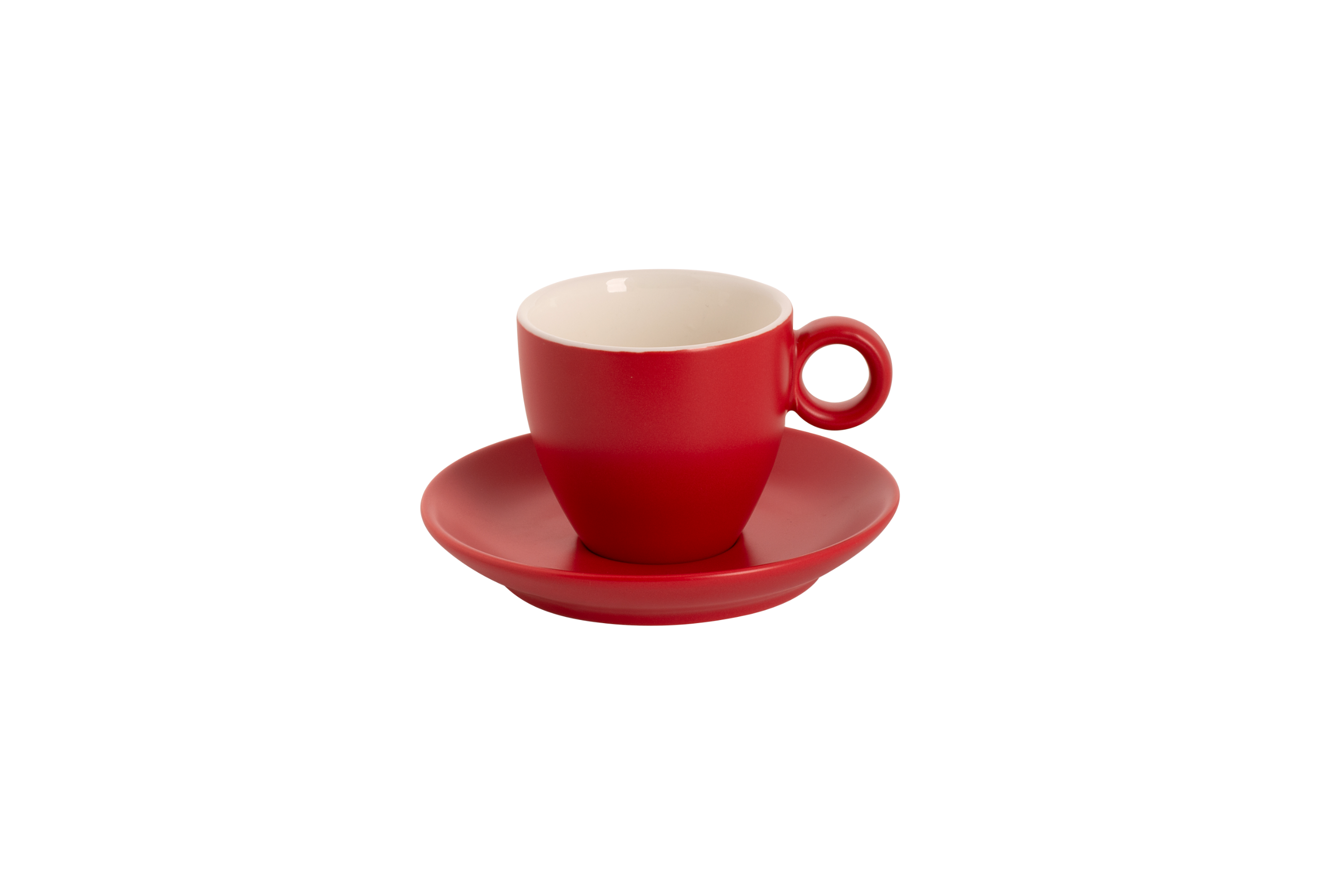 Koffieschotel 920 Mat Bart Colour Cafe 13.5 cm Rood Porselein