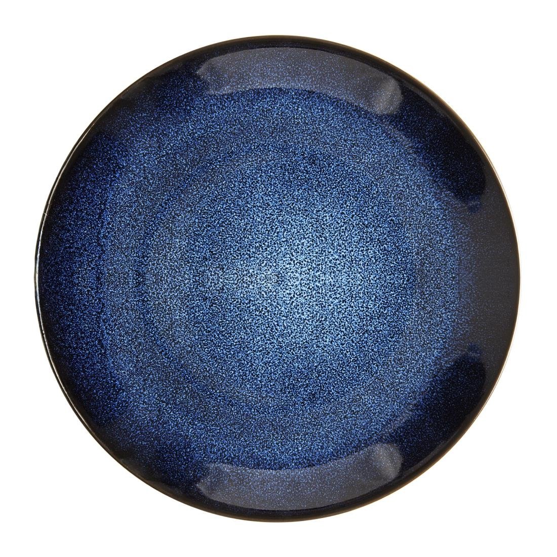 Olympia Luna Mitternachtsblauer Coupe-Teller 255mm (4er-Pack)
