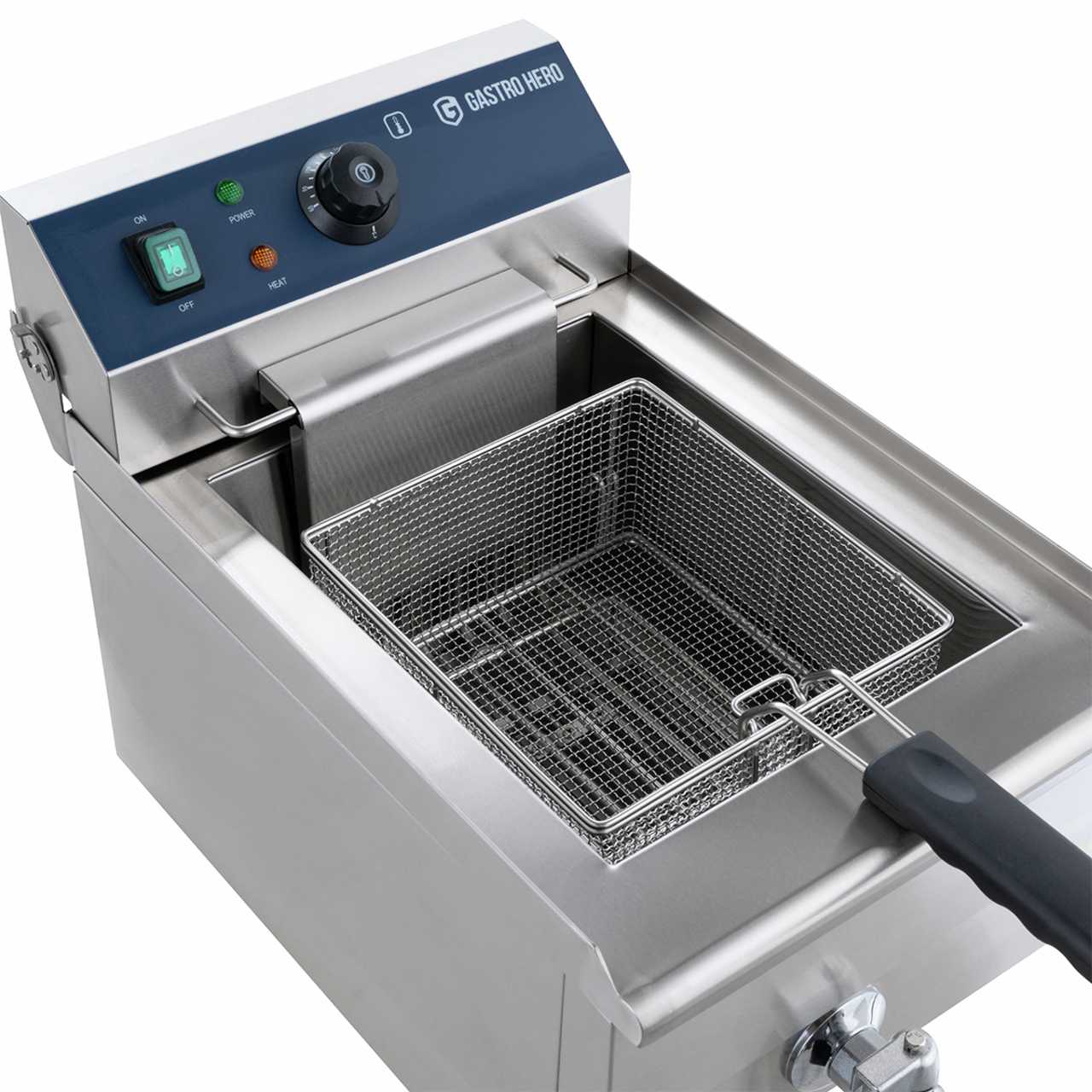 Elektrische friteuse ECO 13 liter met aftapkraan, 5000 W, 400 V