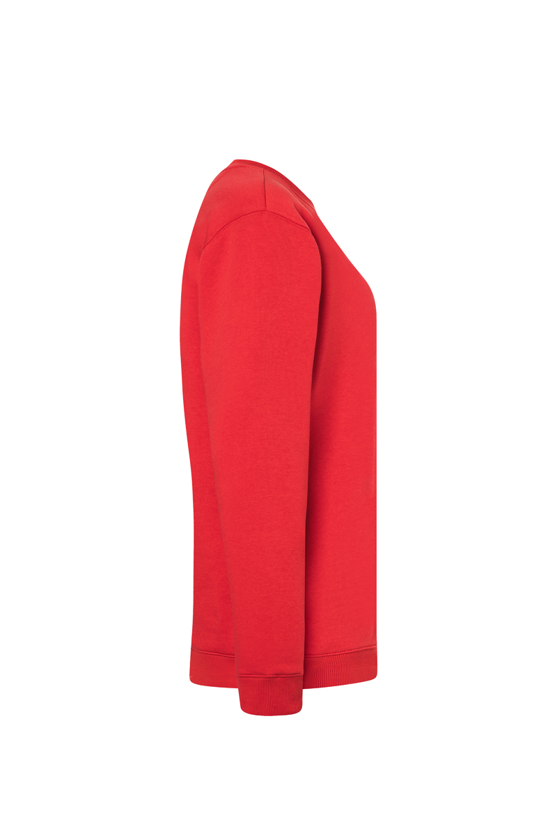 Damen Workwear Sweatshirt Soft-Face, aus nachhaltigem Material - Rot - L