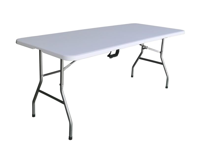 Klaptafel - Wit - 120kg Draagvermogen - 1800x740x(h)740mm