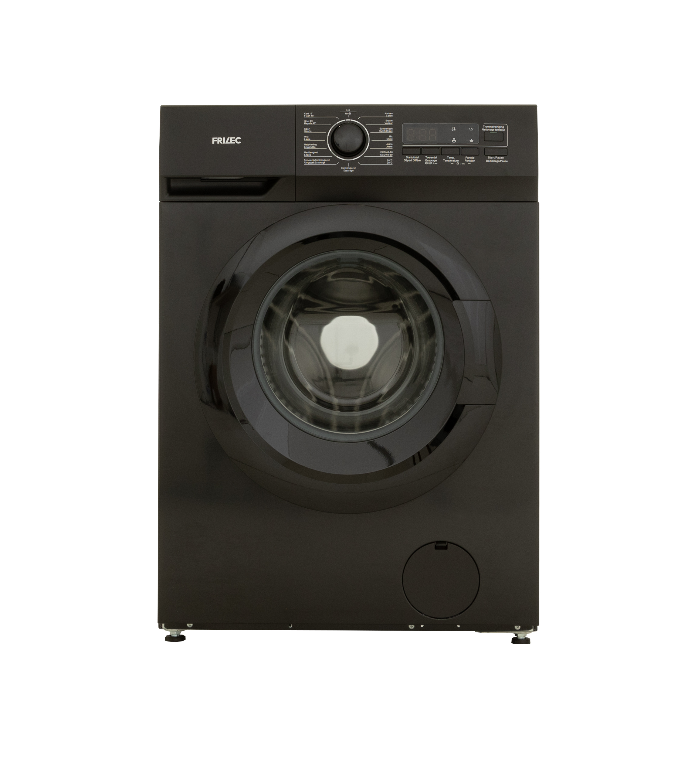 Waschmaschine - Schwarz - 8 kg - Frilec