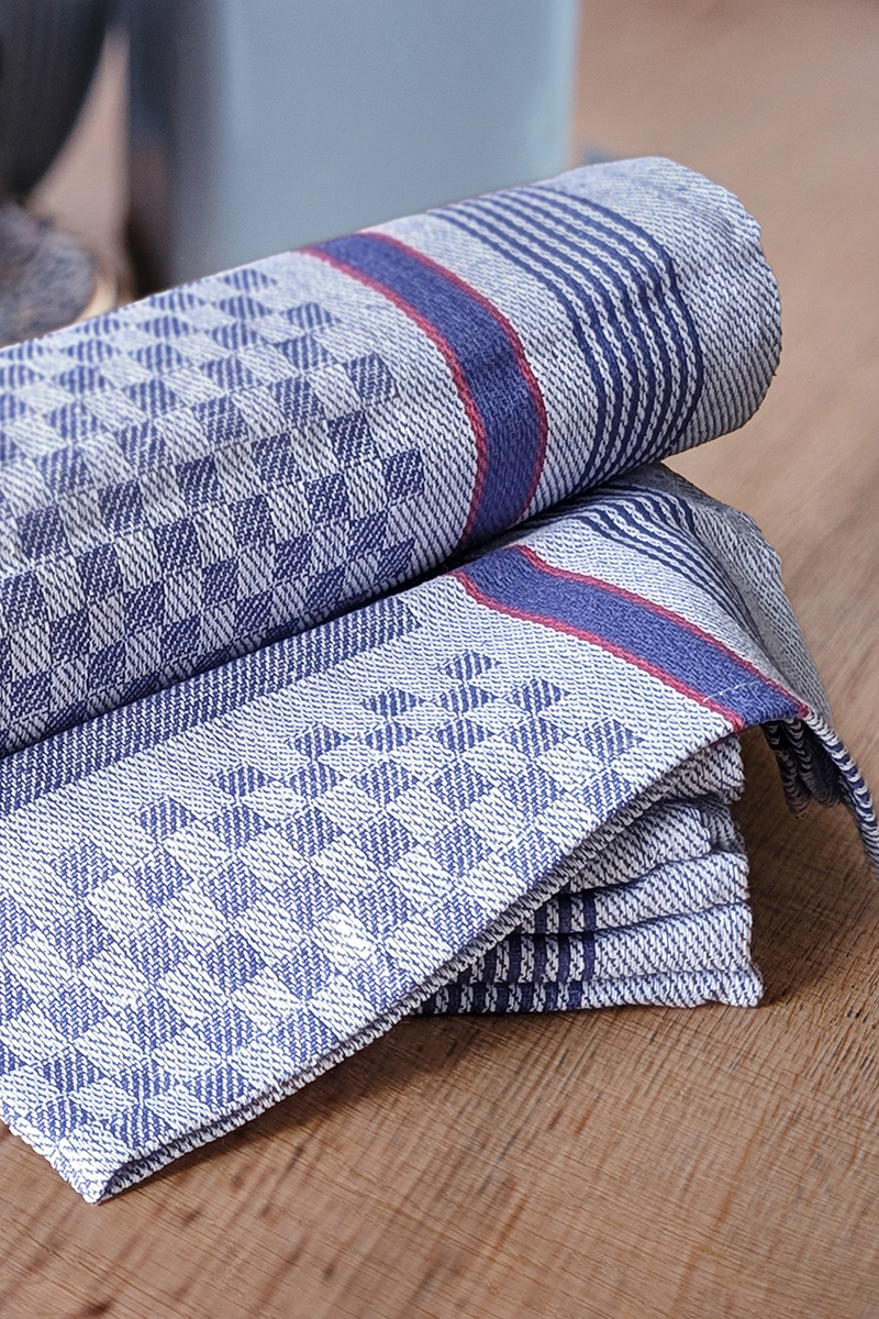 Grubentuch, 10 Stück / Pack - Blau - Pack