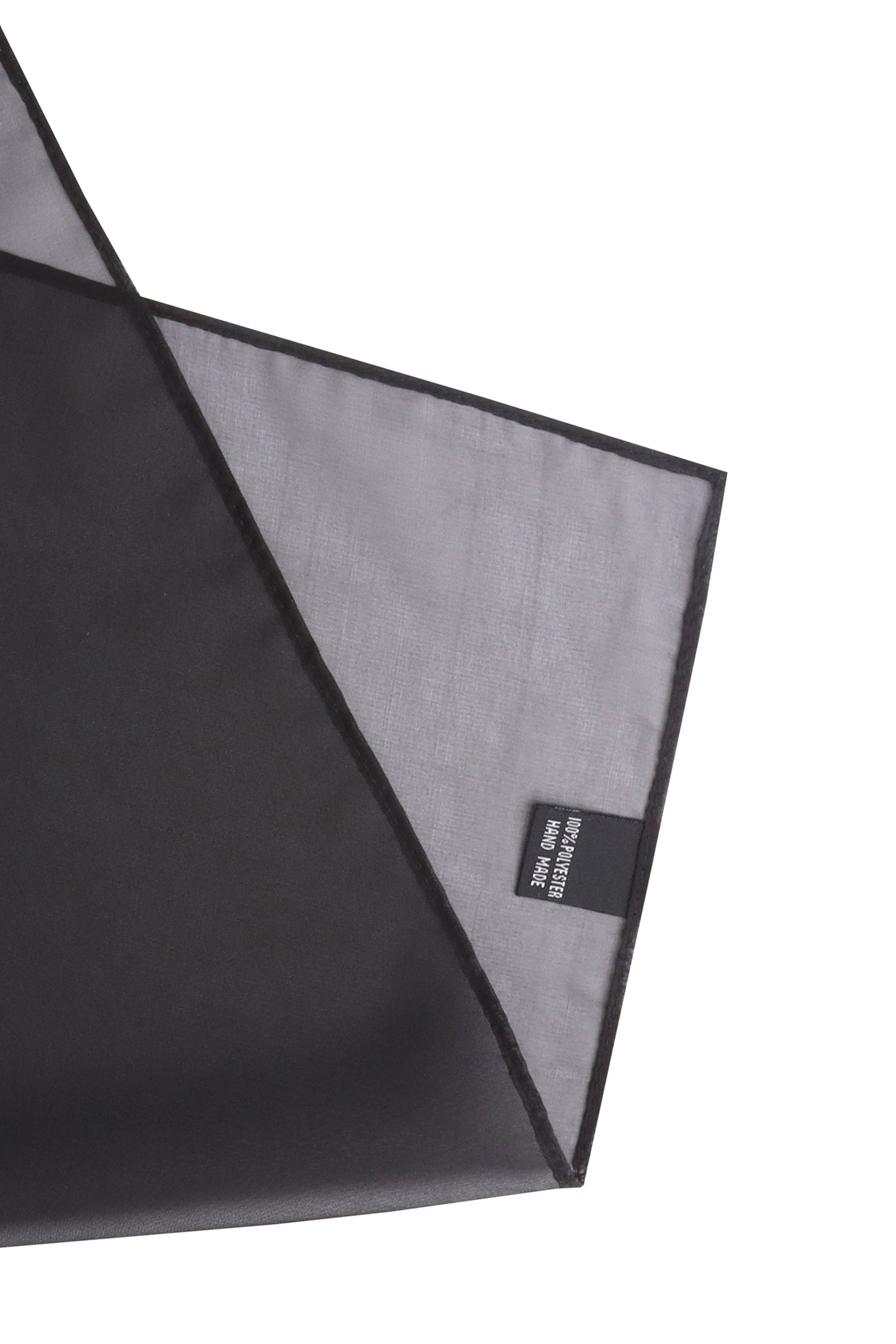 Foulard en mousseline Classic - Noir