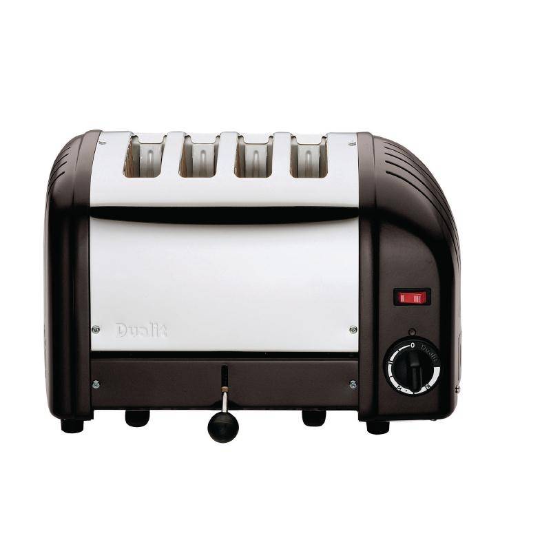 Toaster Schwarz| 2,2kW/230V | 4 Schlitze | 130 Scheiben pro Stunde