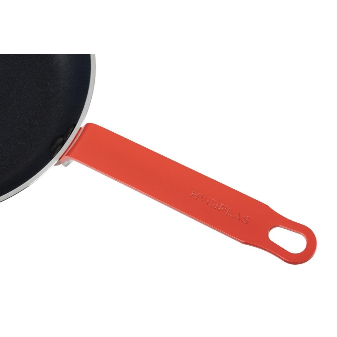 Hygiplas Aluminium Anti-aanbak Teflon Platinum Plus Koekenpan met Rode Handgreep 24cm