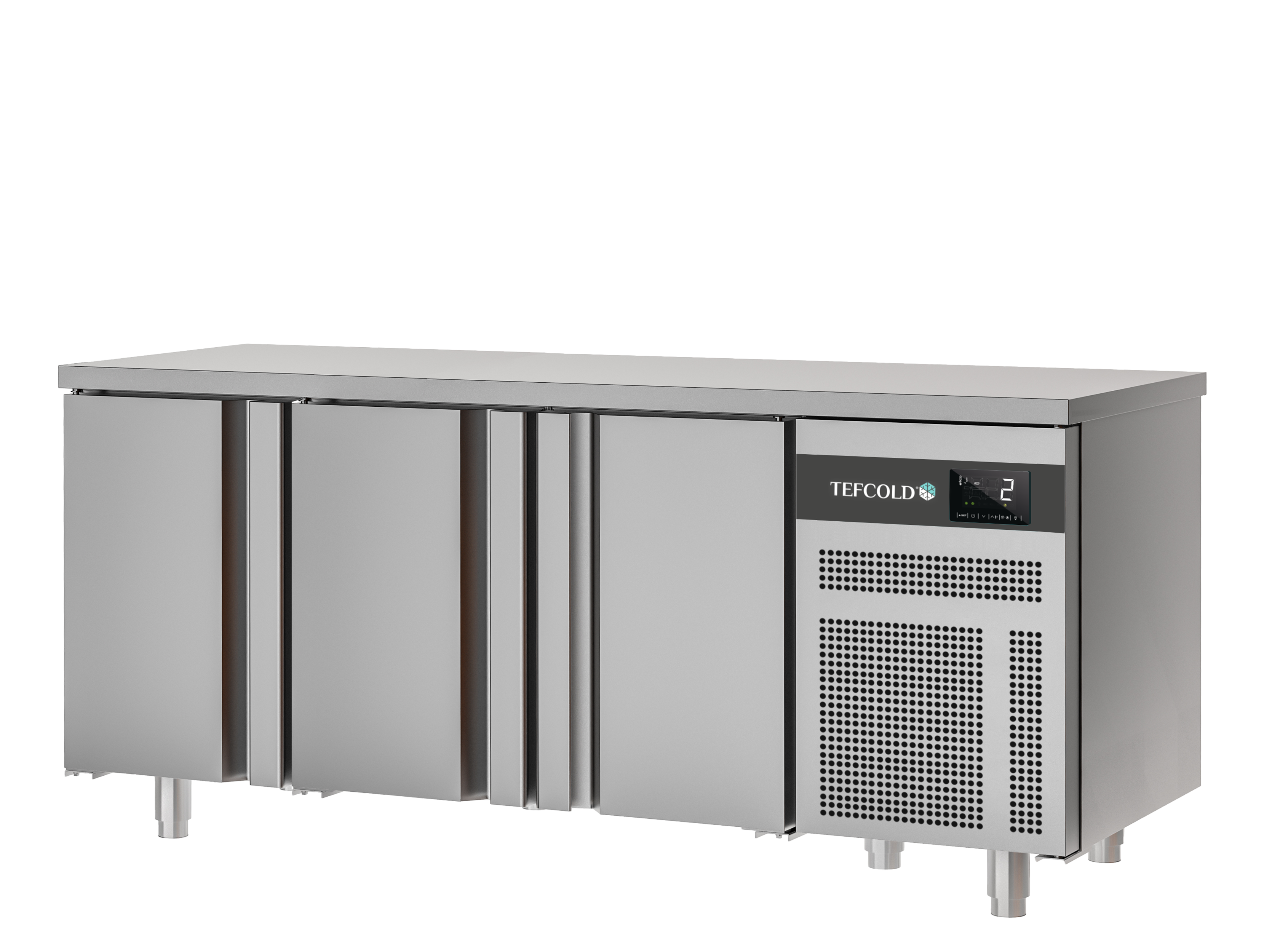 Gekoelde werktafel 3deurs GN1/1 - EURO GN3