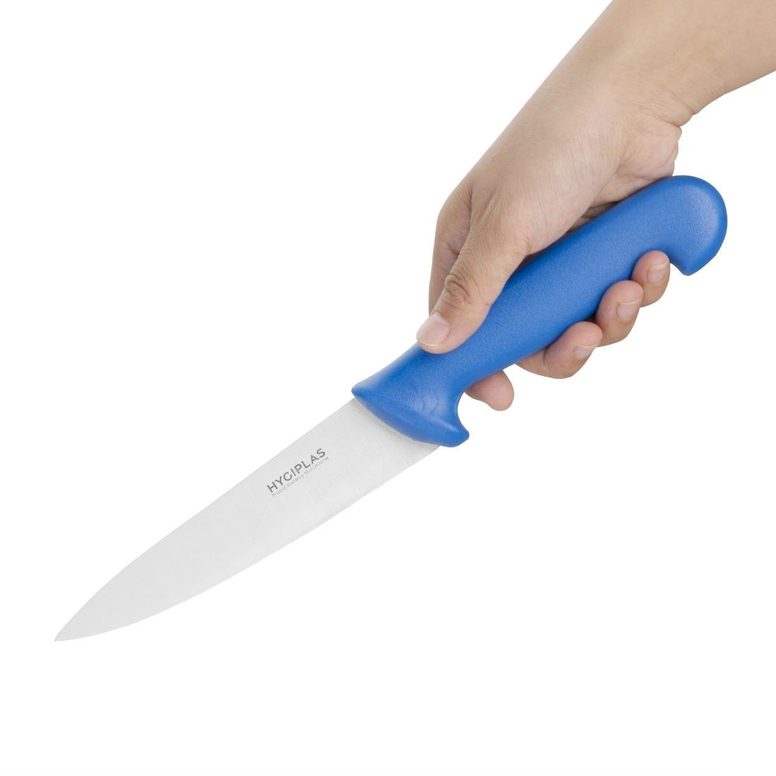 Couteau de cuisine Hygiplas bleu 159mm