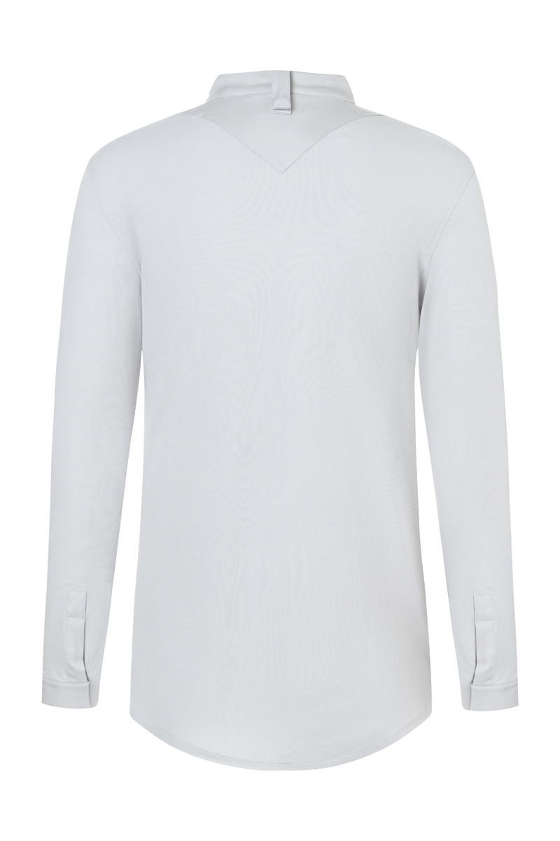 Veste de cuisine à manches longues pour hommes DIAMOND CUT Avantgarde - Gris Argenté - 44