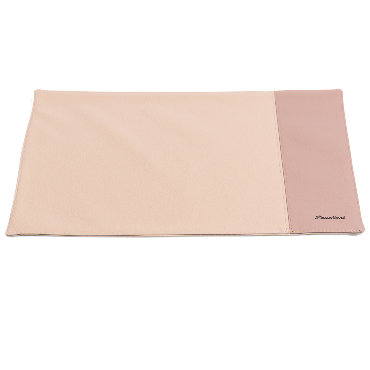 Leder Tischset - Streifen Cognac/Havanna - Doppelseitig - 300x450mm - Erhältlich in 10 Farben