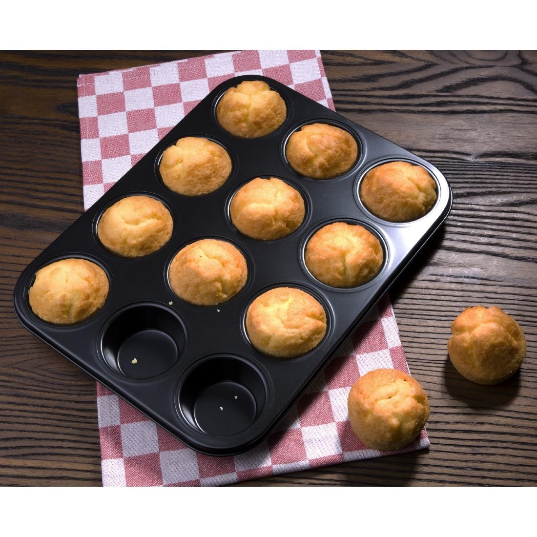 Bakplaat 12 Muffins | 350x270mm