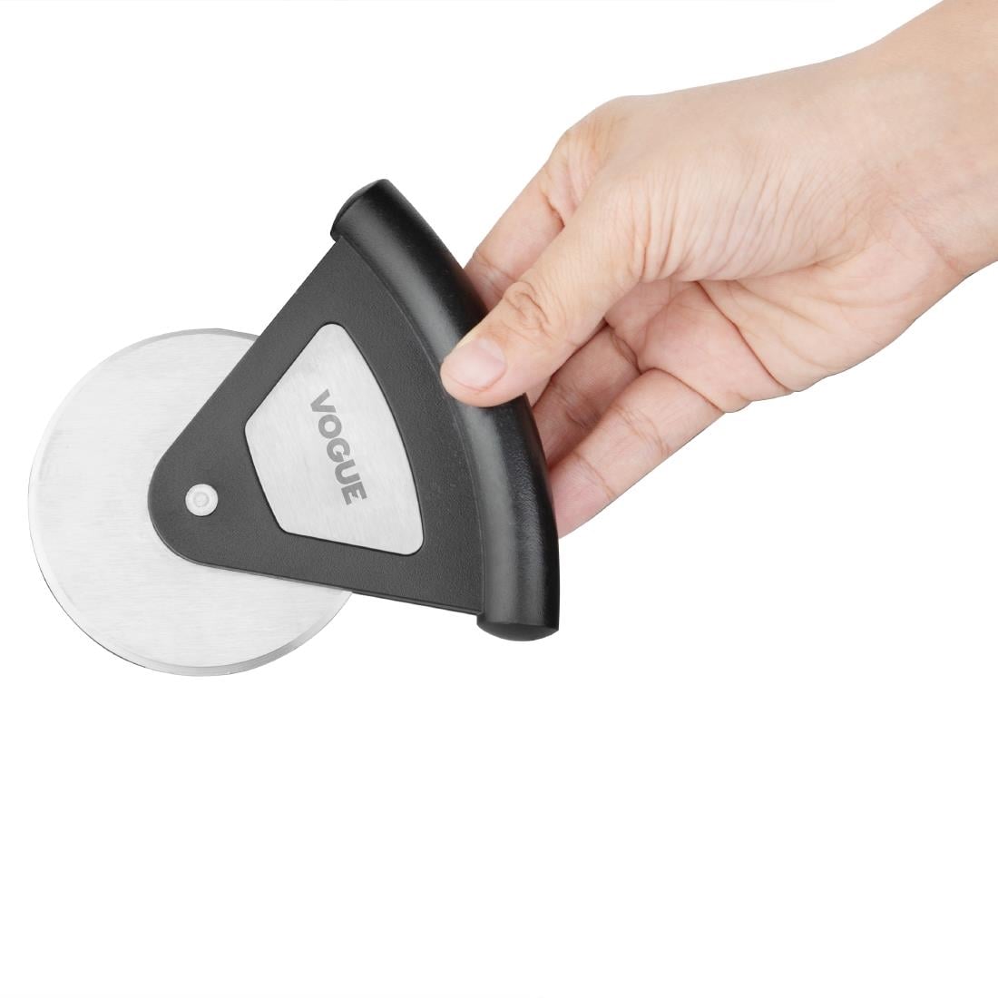 Vogue Edelstahl Pizza Schneider Schwarz