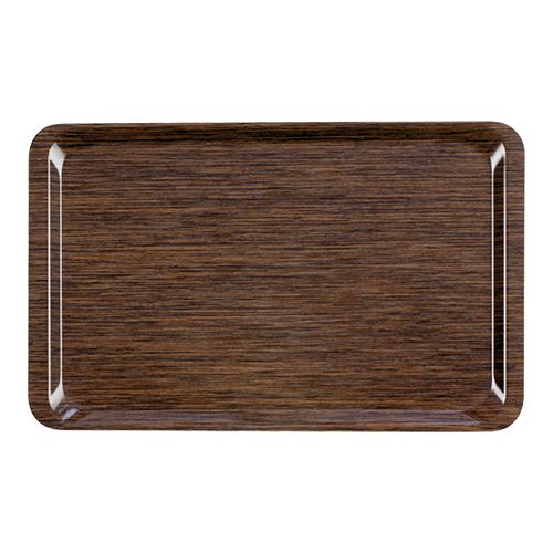 Dienblad FASTFOOD - Melamine Laminaat -  Krasvrij - Hout Motief - 530x325mm