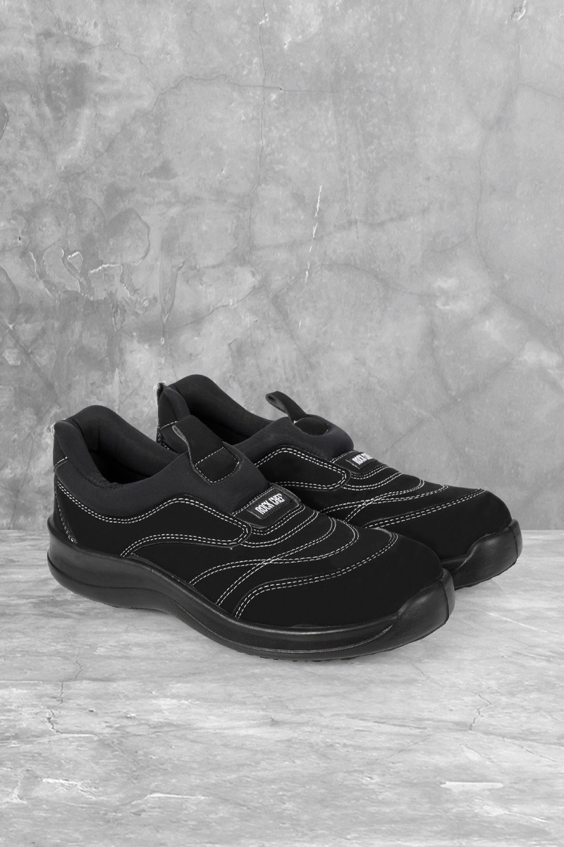 Chaussure de sécurité ROCK CHEF STEP 7, EN ISO 20345:2022, S1-FO-SR - Noir - 36