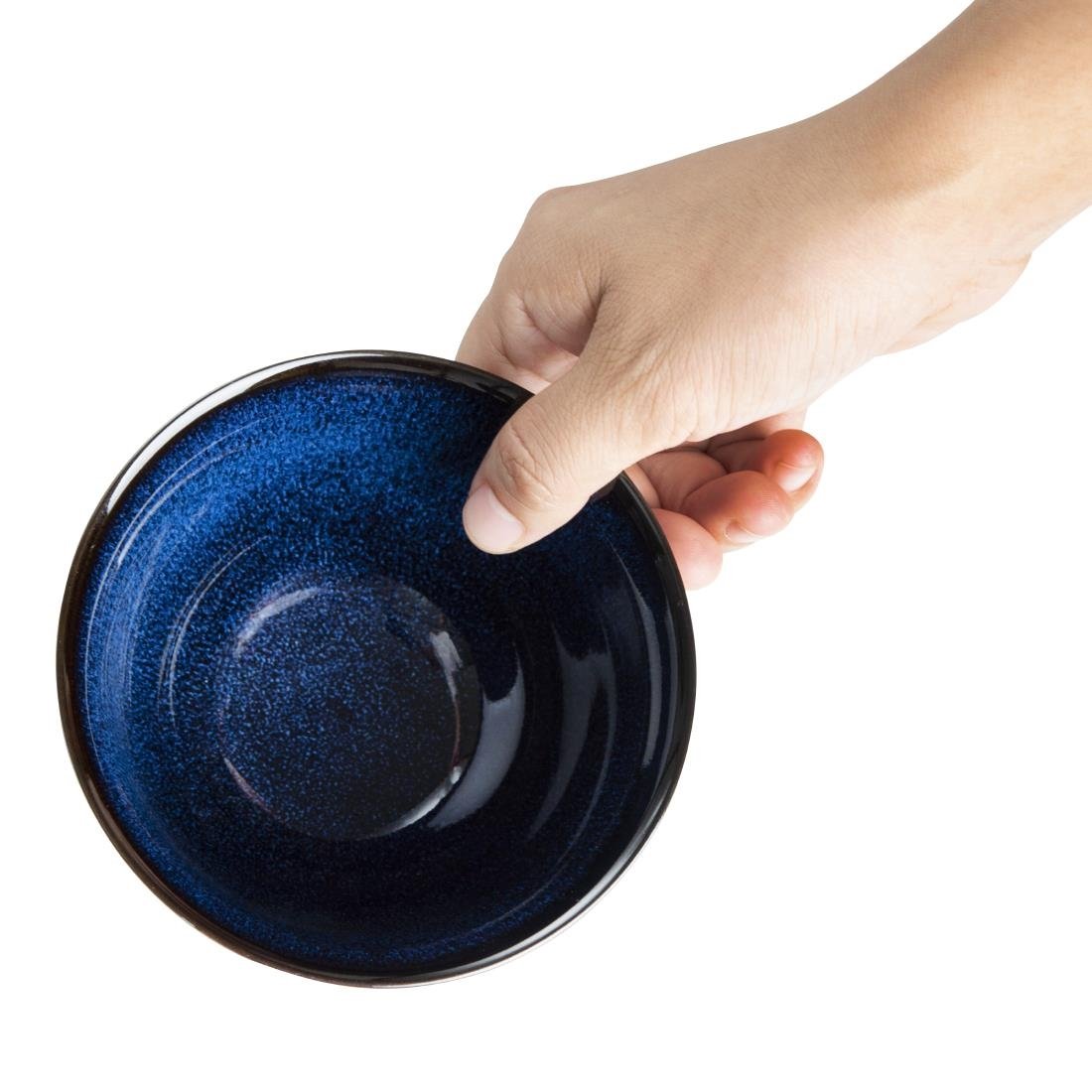 Olympia Luna Midnight Blue Footed Bowls 115 mm (pak van 8)