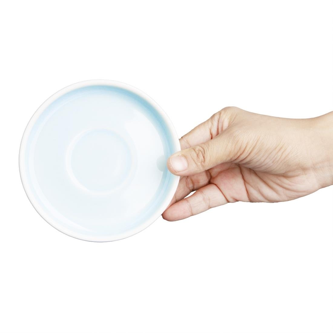 Olympia Fondant Untertasse Aqua 115mm für CU182 (6 Stück)