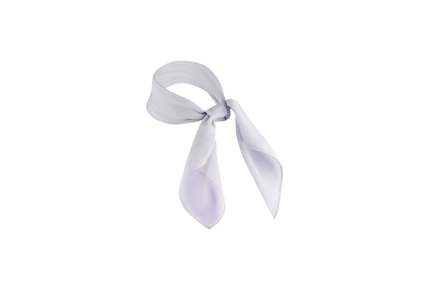 Foulard en mousseline Classic - Gris Clair