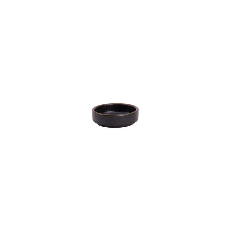 Schaal Cafe Noir 6.5 cm Laag Zwart Porselein