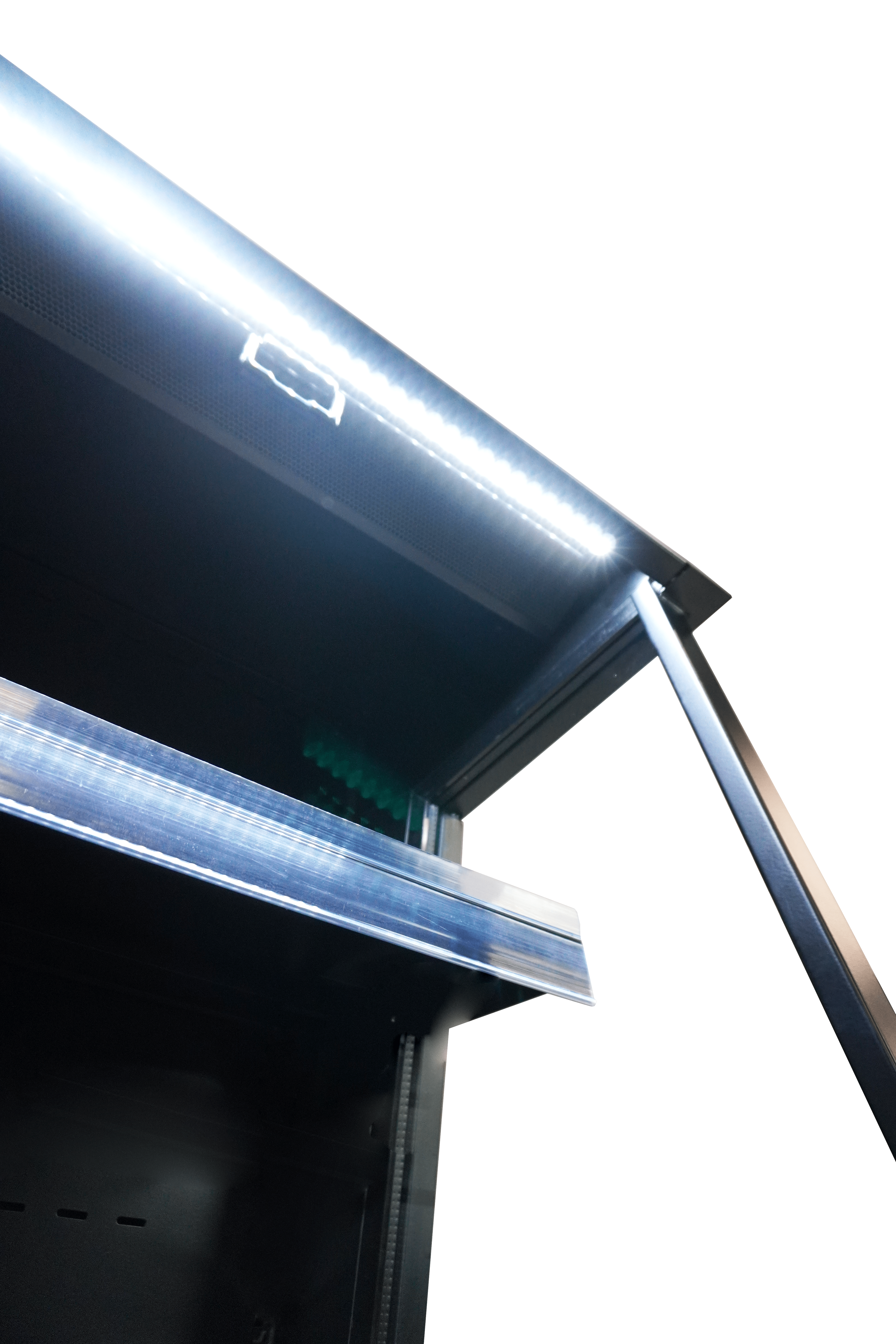 Impulskoeler Open Zwart 165L