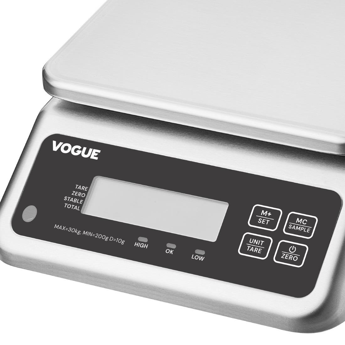 Vogue Wasserdichte Elektronische Waage 30kg