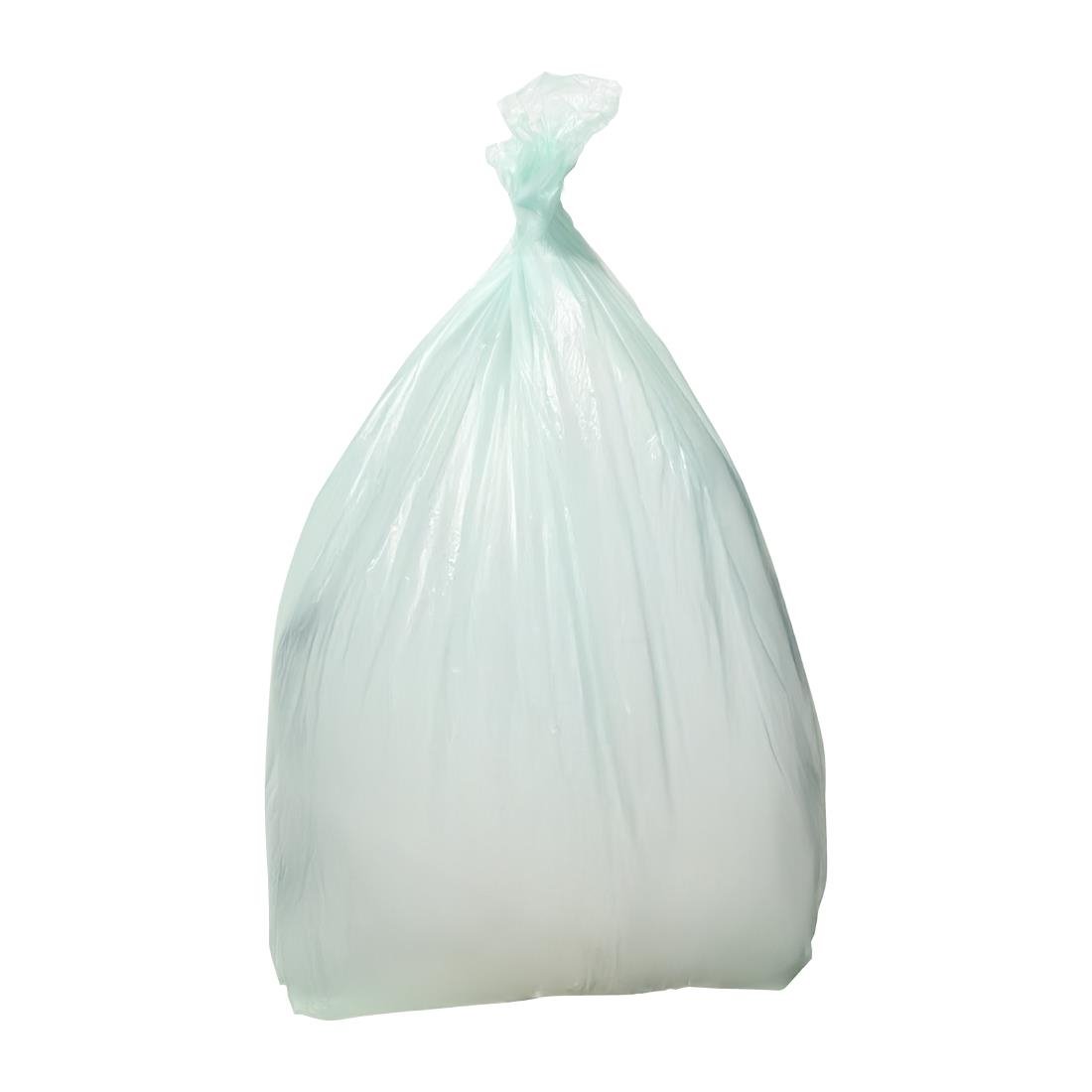 Sacs poubelle standard Jantex verts 80L (lot de 200)