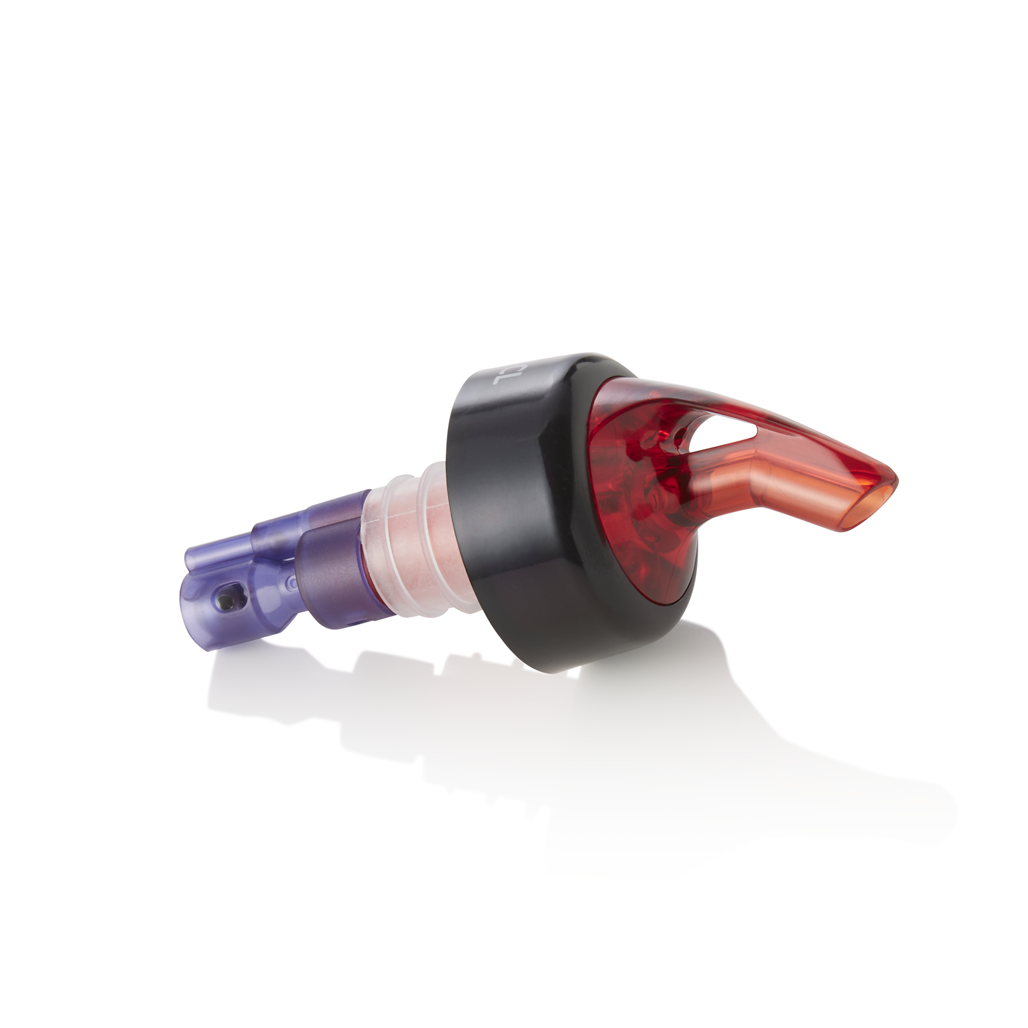 Gietset, 3,5 cl, violet, set van 12 stuks, kunststof, roestvrij staal