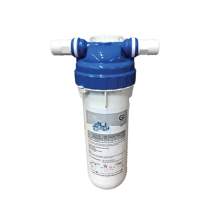 Waterfilter/ontharder voor IJsblokjesmachines | 60.000 Liter | Ø120x(H)310mm