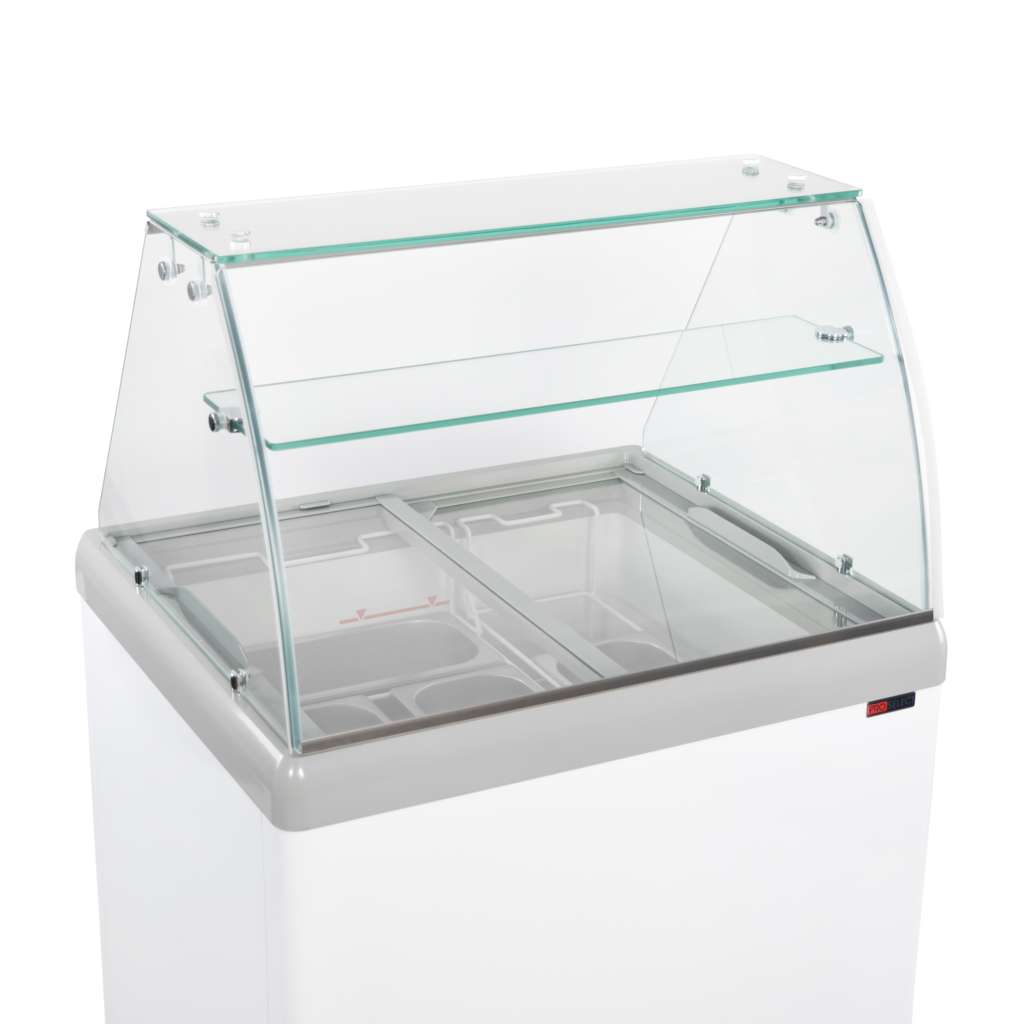 Schepijsvitrine - 4x5L - 800x694x(h)1279mm