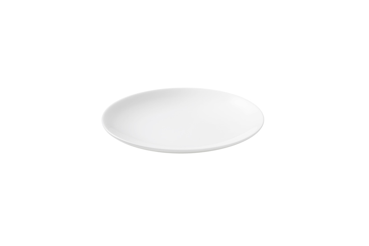 Bord Coupe Blanc De Blancs 18 cm Wit Porselein