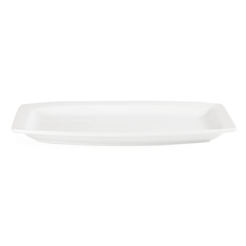 Rechteck Teller | Olympia Porzellan Weiß | 320mm | 6 Stück