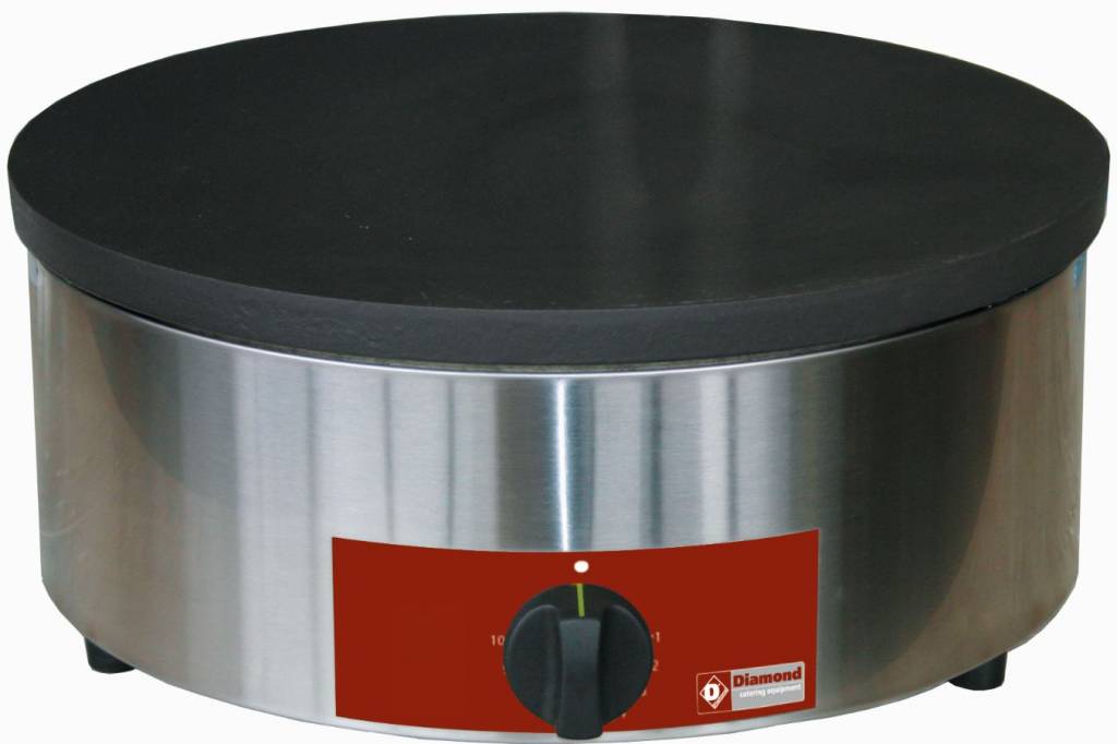Professionele Crepe Maker op Gas | Enkel | 3,1 kW | 40 cm diameter + Schraper