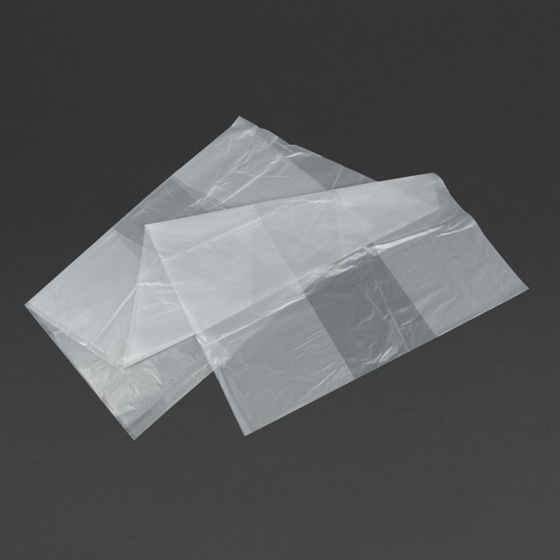 Recycelte transparente Abfallbeutel 120 Liter | 100 Stück