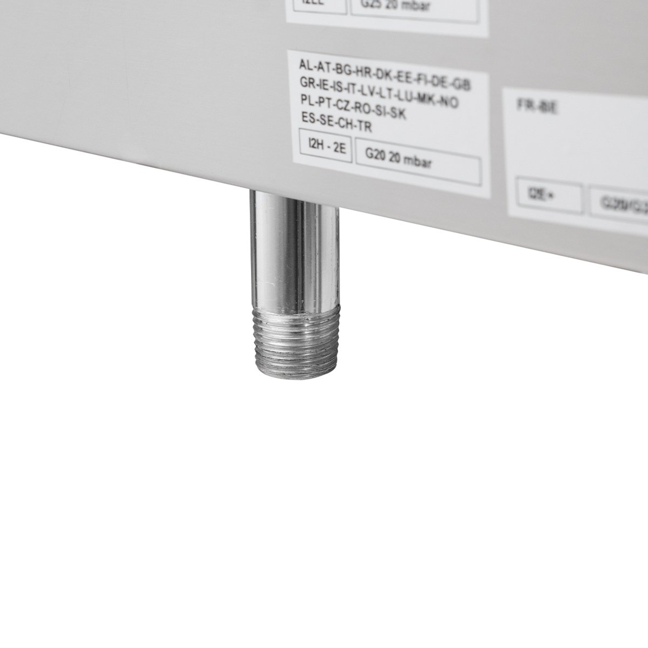 Elektrisch fornuis Serie 700 - 70/70 met elektrische heteluchtoven - 4 vierkante, verzonken kookplaten - 12,6 kW