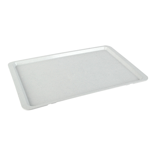 Plateau renforcé en fibre de verre - Moucheté blanc - 1/1GN 530x325mm