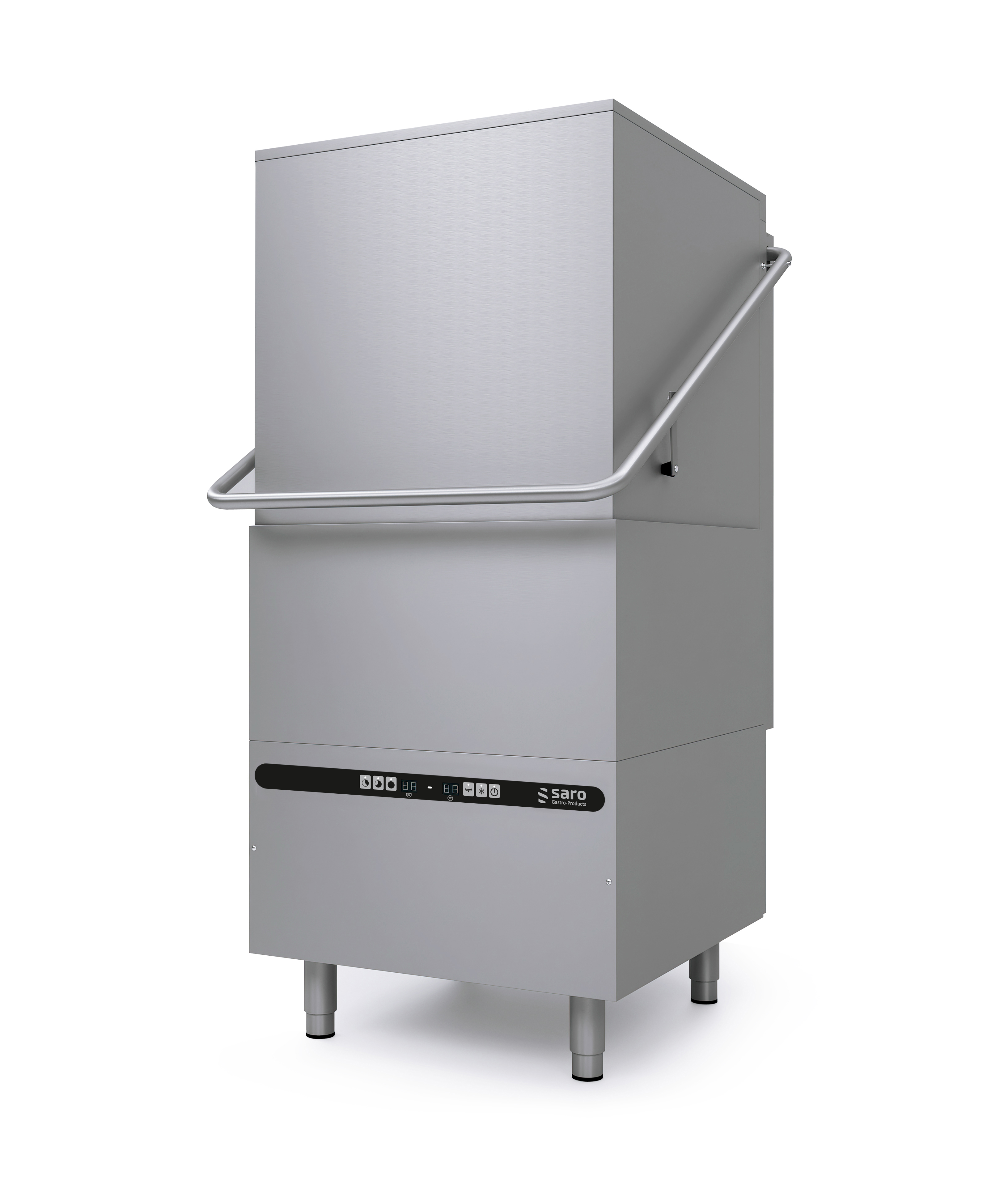 Lave-vaisselle à capot double paroi SARO, écran digital, TRIER