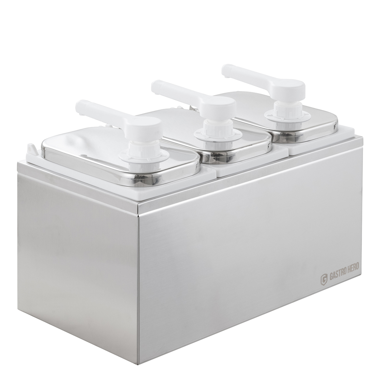 Distributeur de sauces - 3 x 2 litres - Pompe doseuse PP