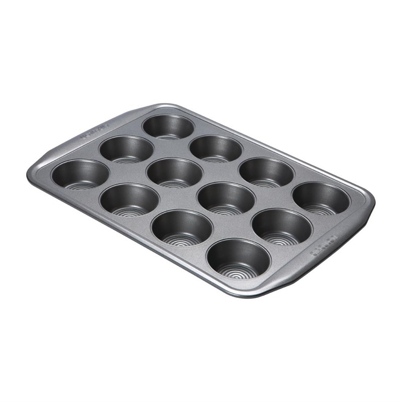Anti-aanbak bakvorm voor 12 muffins - 395x280mm