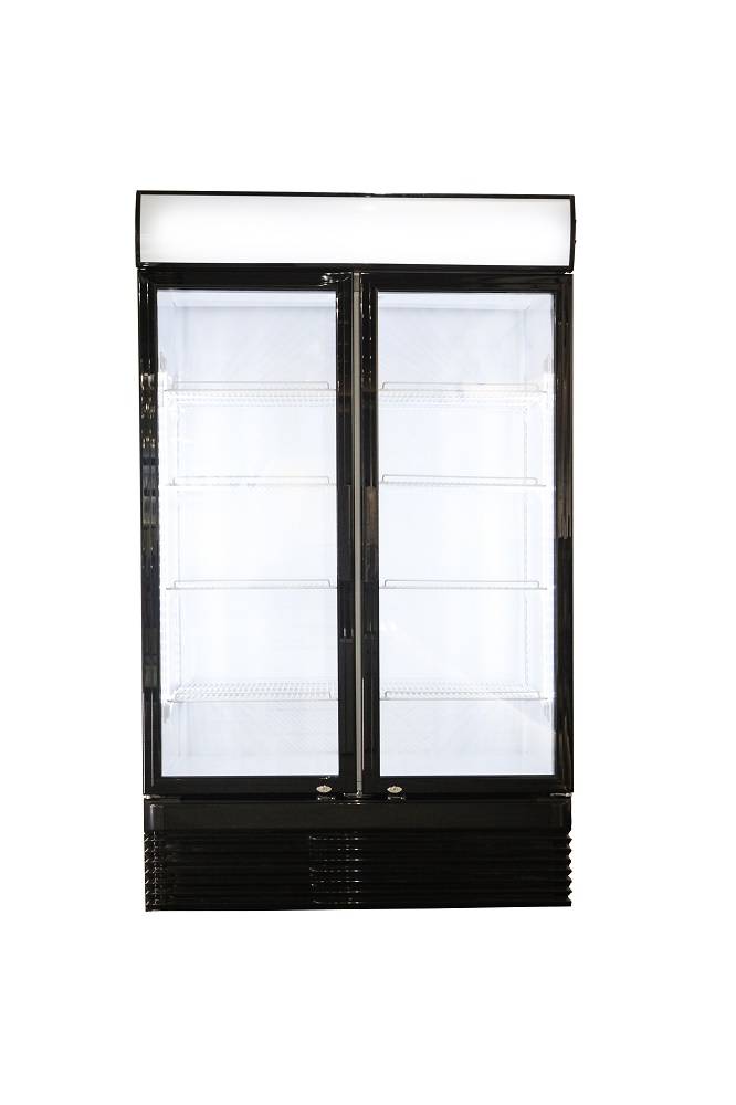 Display koelkast - 750L - 2 Glazen deuren