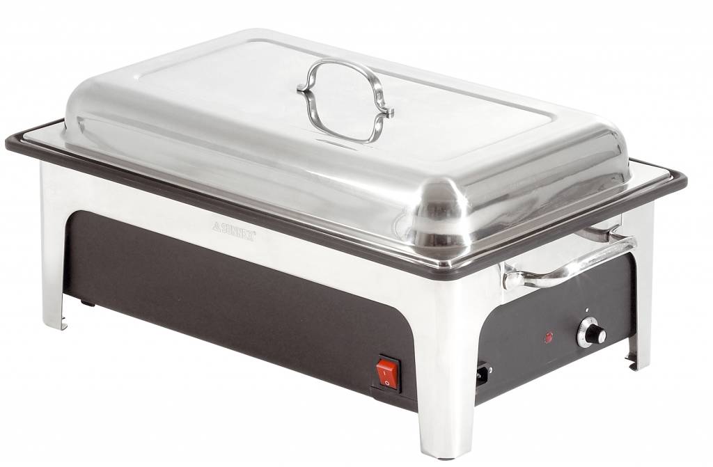 Elektro-Chafing Dish | 1/1GN | Tiefe 100 mm | 636x357x(h)287mm