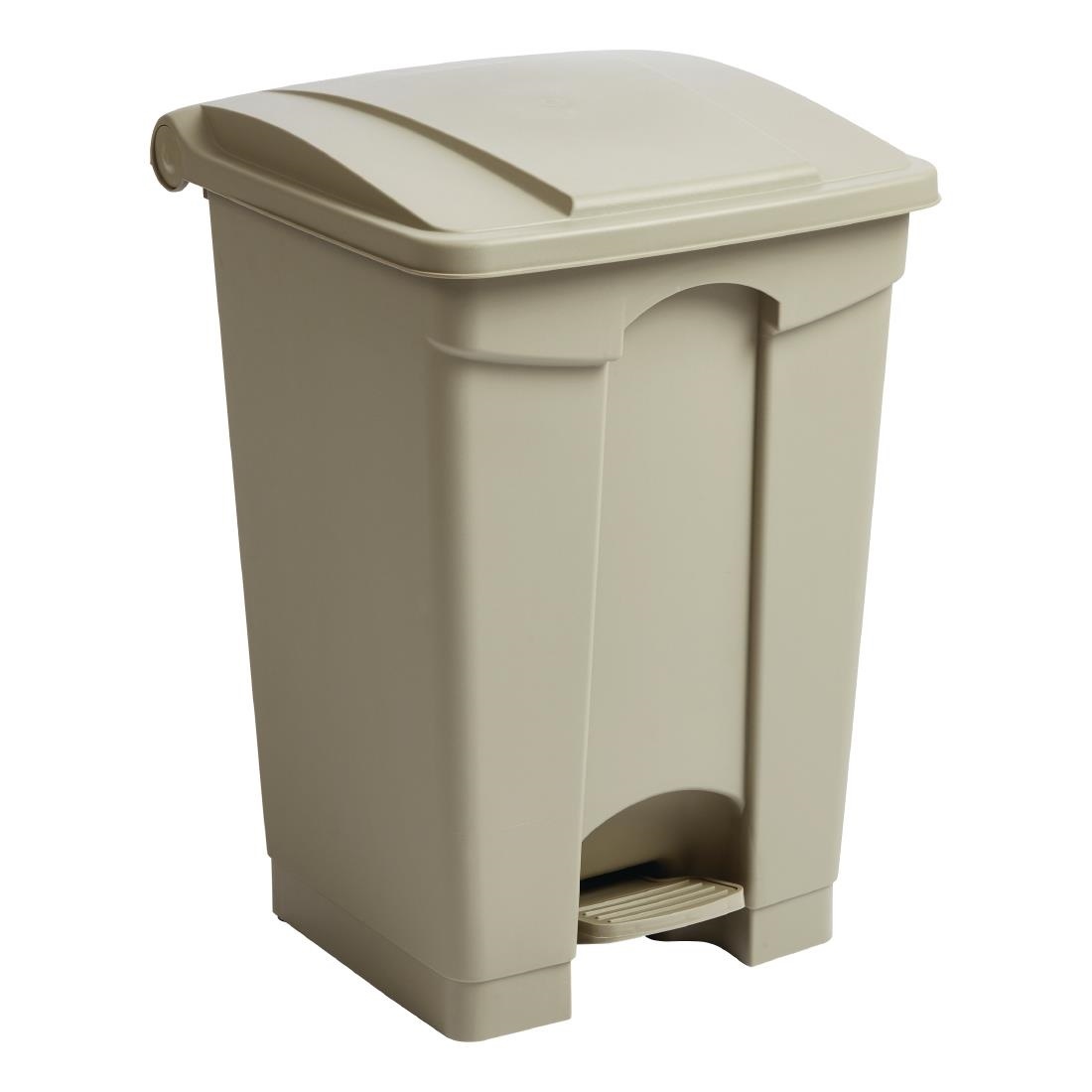 Jantex pedaal afvalbakken 45L beige