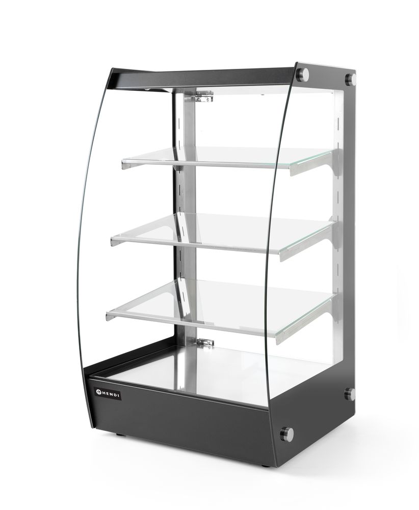 Offene Vitrine mit Regalablagen 75 L - 230V/2W - 415x390x(H)716mm