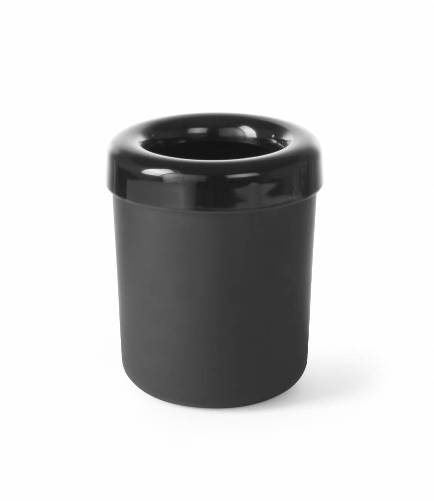 Tischabfall-  Besteckbehälter Schwarz | ø130x(h)160mm
