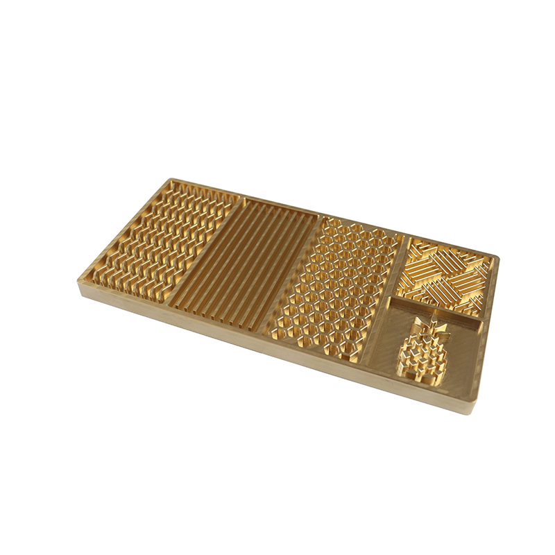 Eisstempelschale Messing - 20x10cm