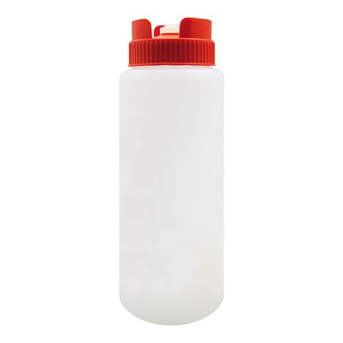 Doseerfles Rood | Non-Drip Dosering | 72cl | Ø70x(H)230mm