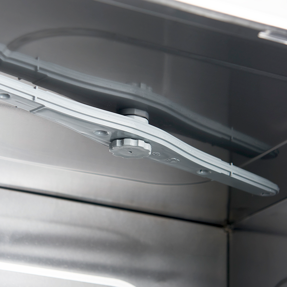 Lave-verres ECO 35x35 cm, avec doseur de détergent et de liquide de rinçage, avec pompe de vidange, fabriqué en Europe, 230 V