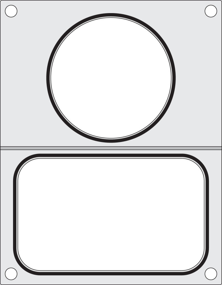 Traysealer Matrix | 2 Behälter (1x 178x113 mm, 1x ø115 mm)