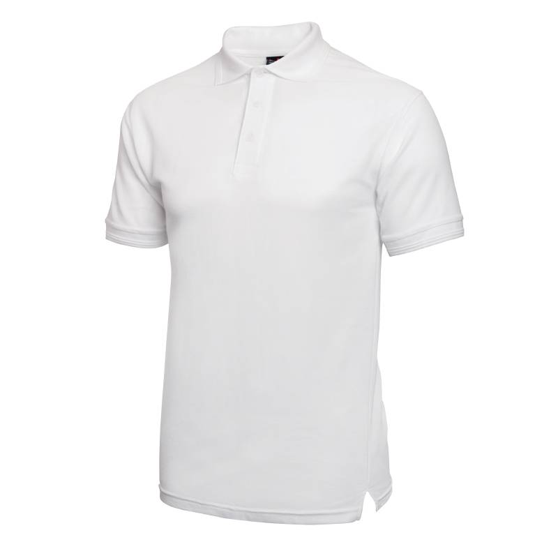 Poloshirt Korte Mouw Wit Katoen Maat XL