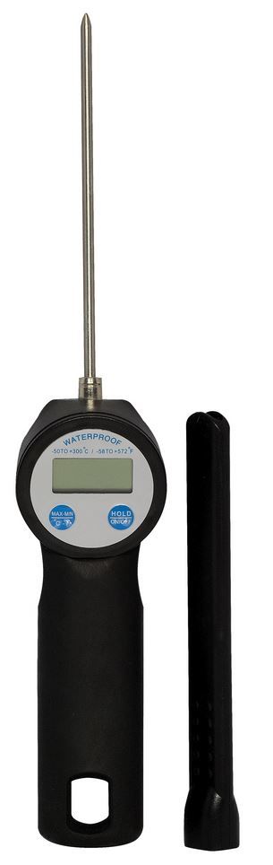 Digitale Kernthermometer Vleesthermometer - 120 mm RVS - Waterdicht - in °C en °F | -50 tot 300 graden